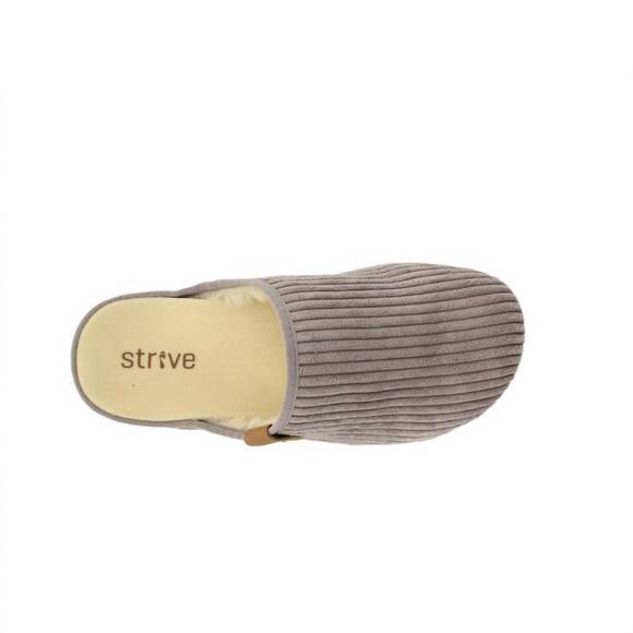 NEW STRIVE women's copenhagen slipper in mushroom cord - Picture 2 of 2